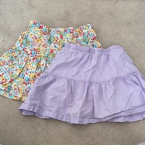 BISBY Floral and Lavender Skirt Set